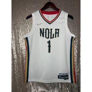 Nike Zion Williamson New Orleans Pelicans 75th Anniversary Edition JerseyYouth L